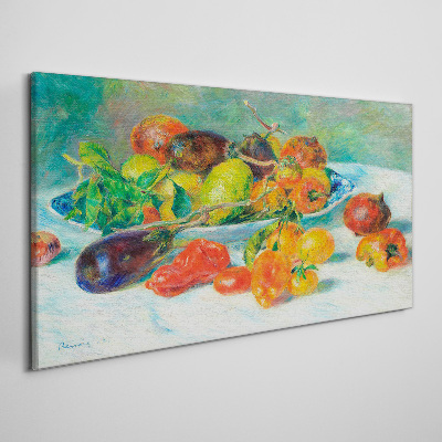 Schilderij op doek Stilleven met fruit