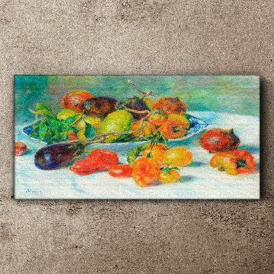 Schilderij op doek Stilleven met fruit