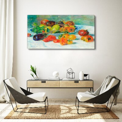 Schilderij op doek Stilleven met fruit