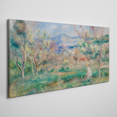 Foto op canvas Lentelandschap