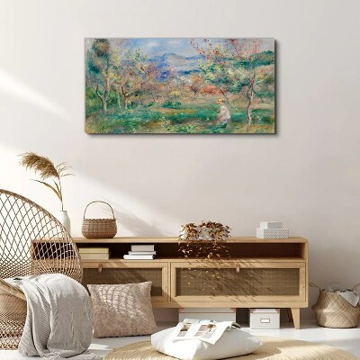 Foto op canvas Lentelandschap