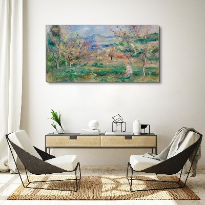 Foto op canvas Lentelandschap