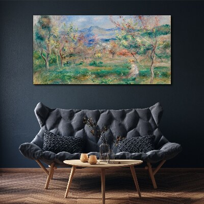 Foto op canvas Lentelandschap