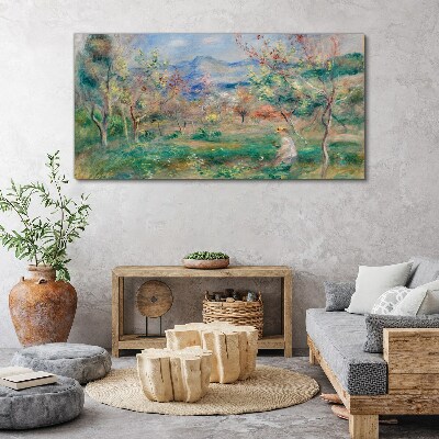 Foto op canvas Lentelandschap