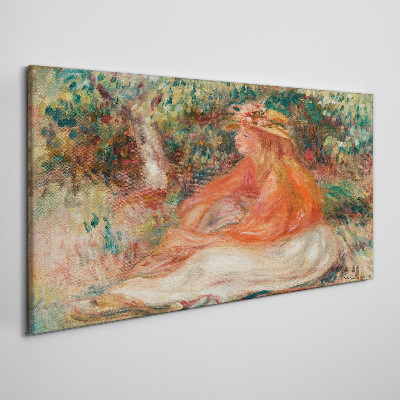 Canvas schilderij Genieten van de zomerzon