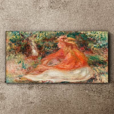 Canvas schilderij Genieten van de zomerzon