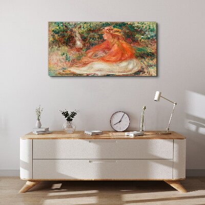 Canvas schilderij Genieten van de zomerzon