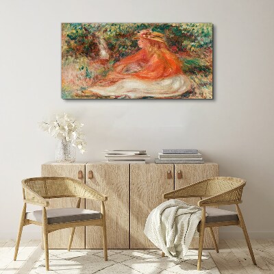 Canvas schilderij Genieten van de zomerzon