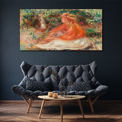 Canvas schilderij Genieten van de zomerzon