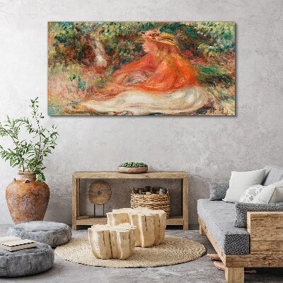 Canvas schilderij Genieten van de zomerzon