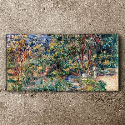 Foto op canvas Een zomermiddag in het park