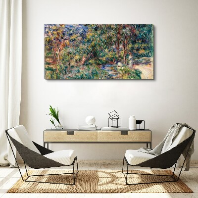 Foto op canvas Een zomermiddag in het park