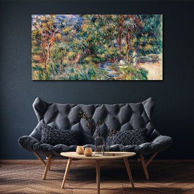 Foto op canvas Een zomermiddag in het park