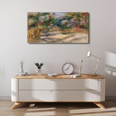 Schilderij op doek Landschap in pasteltinten