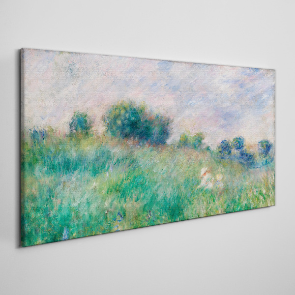 Foto op canvas Weide in de zon