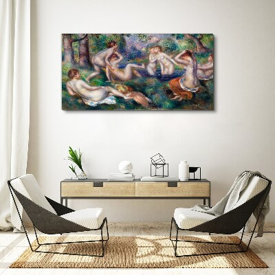 Schilderij op doek Plezier in de tuin