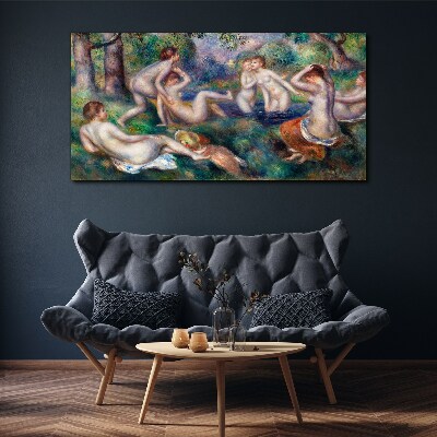 Schilderij op doek Plezier in de tuin