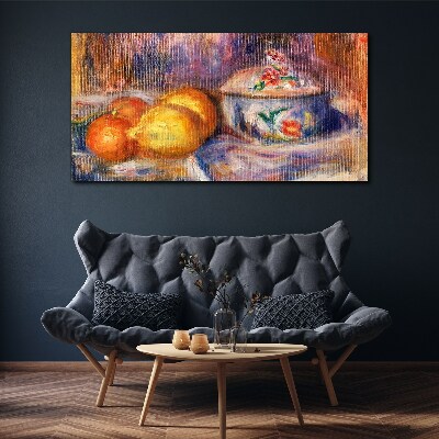 Foto op canvas Stilleven met citroenen