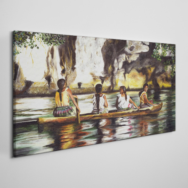 Foto op canvas Waterreflecties van het dagelijks leven