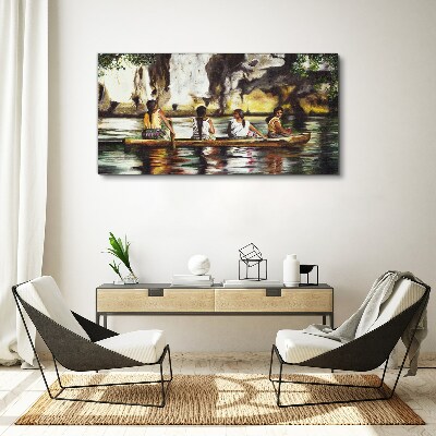 Foto op canvas Waterreflecties van het dagelijks leven