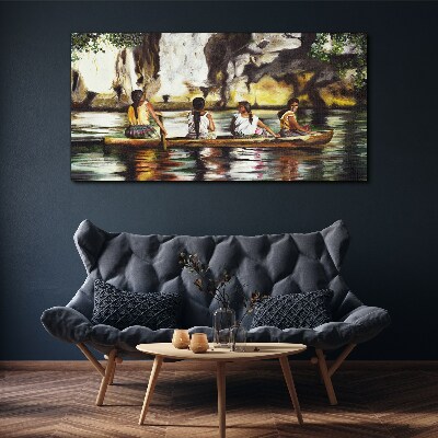 Foto op canvas Waterreflecties van het dagelijks leven