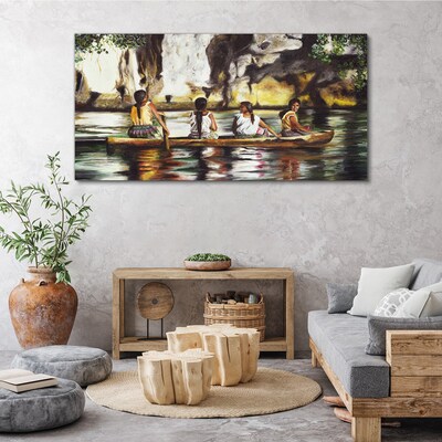 Foto op canvas Waterreflecties van het dagelijks leven