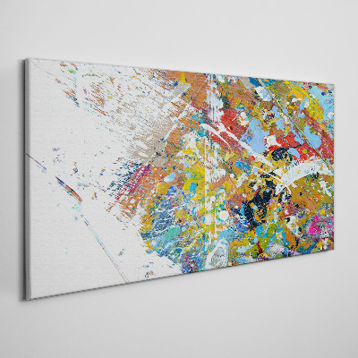 Canvas schilderij Kleurrijke abstracte chaos