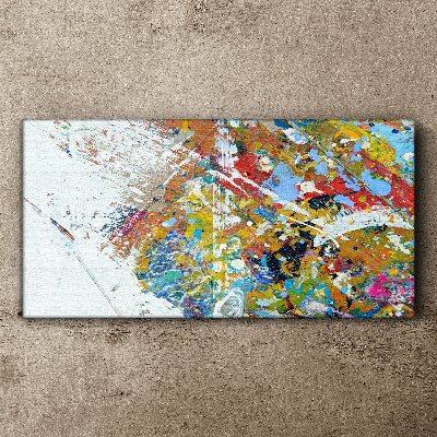 Canvas schilderij Kleurrijke abstracte chaos