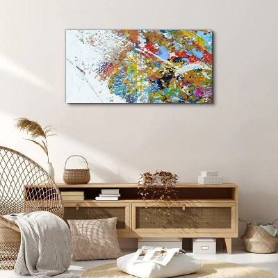 Canvas schilderij Kleurrijke abstracte chaos