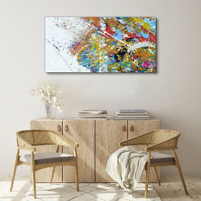 Canvas schilderij Kleurrijke abstracte chaos