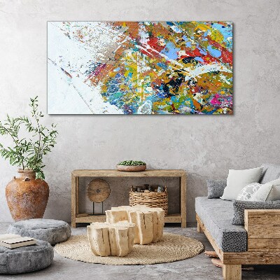 Canvas schilderij Kleurrijke abstracte chaos