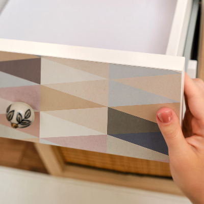 Meubel wrap folie Pastel geometrische vormen