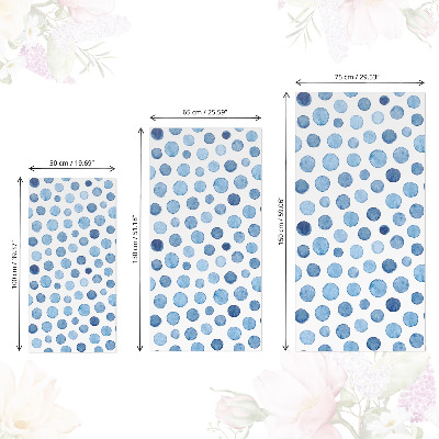 Meubelfolie Blauwe stippen