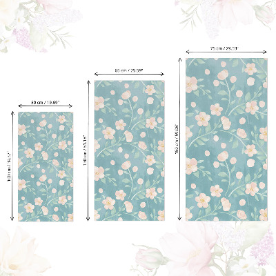 Wrapfolie keuken Bloemenmotief