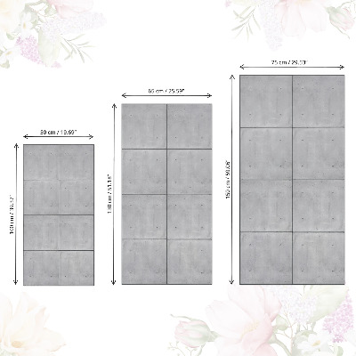 Decoratiefolie Betonnen platen