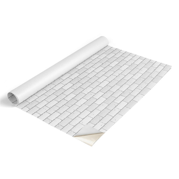 Wrapfolie keuken Witte baksteen