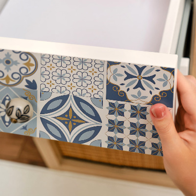 Decoratiefolie Retro tegels