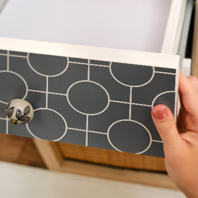 Wrapfolie keuken Geometrische cirkels