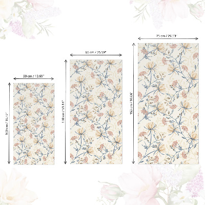 Decoratiefolie Bloemenpatroon