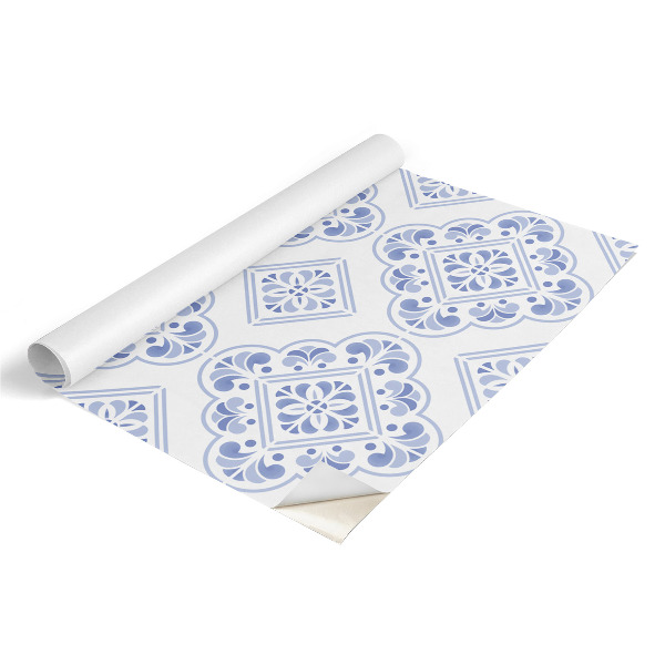 Meubelfolie Blauw patroon