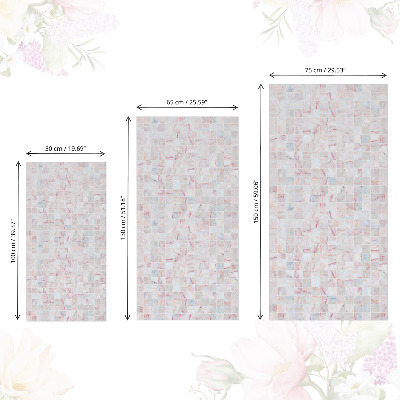 Decoratiefolie Pastel mozaïek
