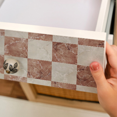 Decoratiefolie Marmeren raster