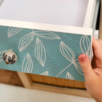 Wrapfolie keuken Plantenpatroon