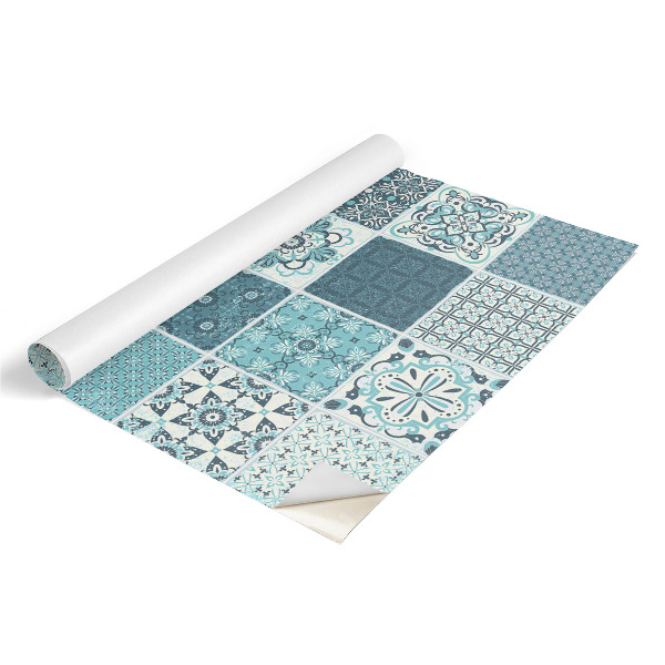 Meubel wrap folie Turkooizen tegels