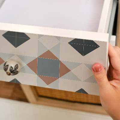 Meubel wrap folie Geometrische compositie