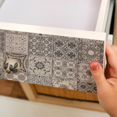 Decoratiefolie Retro mozaïek