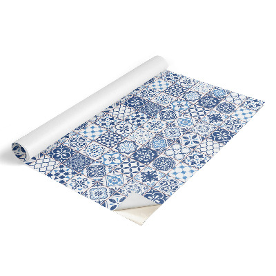 Wrapfolie keuken Blauw mozaïek