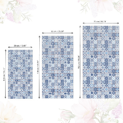 Wrapfolie keuken Blauw mozaïek