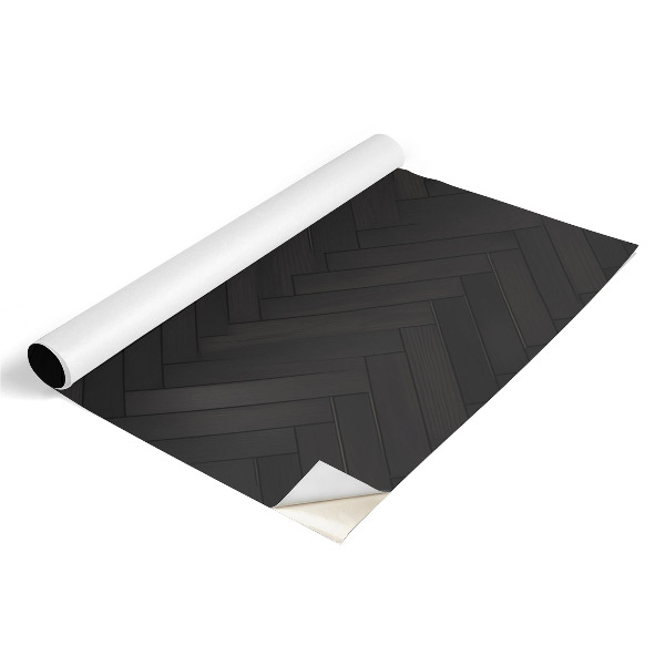 Wrapfolie keuken Donker visgraatpatroon
