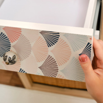 Decoratiefolie Pastelfans